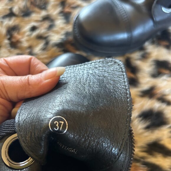 Zadig & Voltaire Black Combat Boots | Size 37 (US–7) - Picture 4 of 4